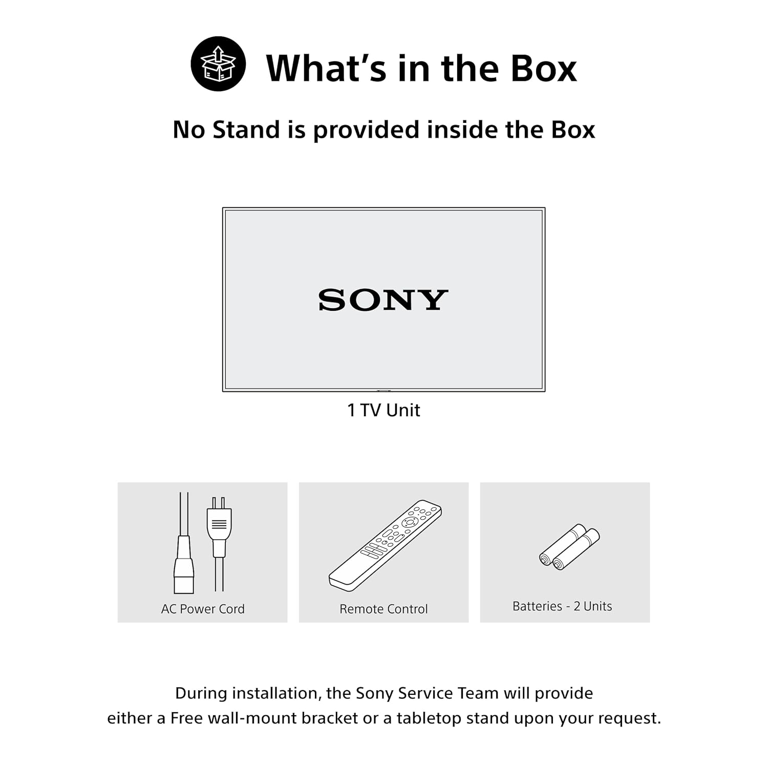 Sony 108 cm (43 inches) K-43S22BM2 BRAVIA 2M2 Series 4K Ultra HD Smart LED Google TV