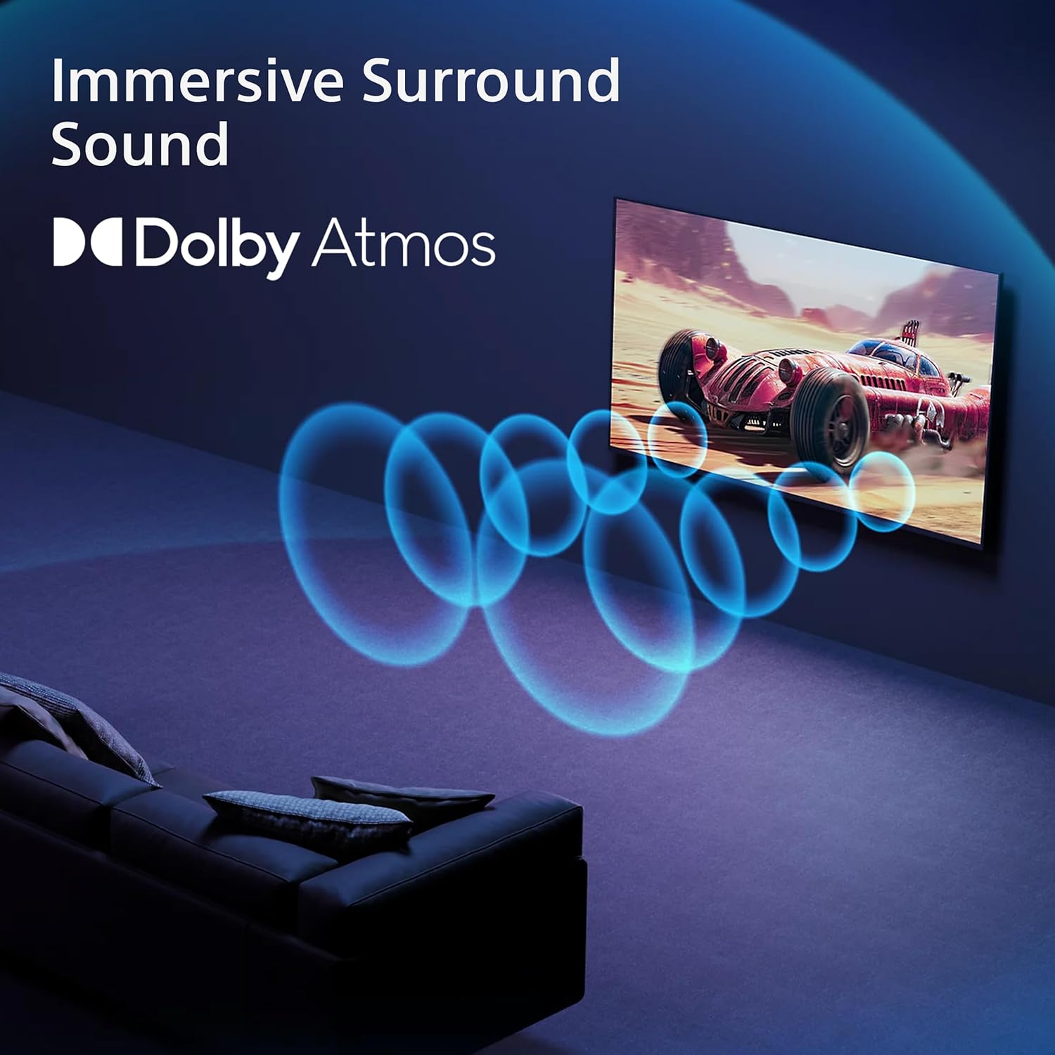 Sony 108 cm (43 inches) K-43S22BM2 BRAVIA 2M2 Series 4K Ultra HD Smart LED Google TV