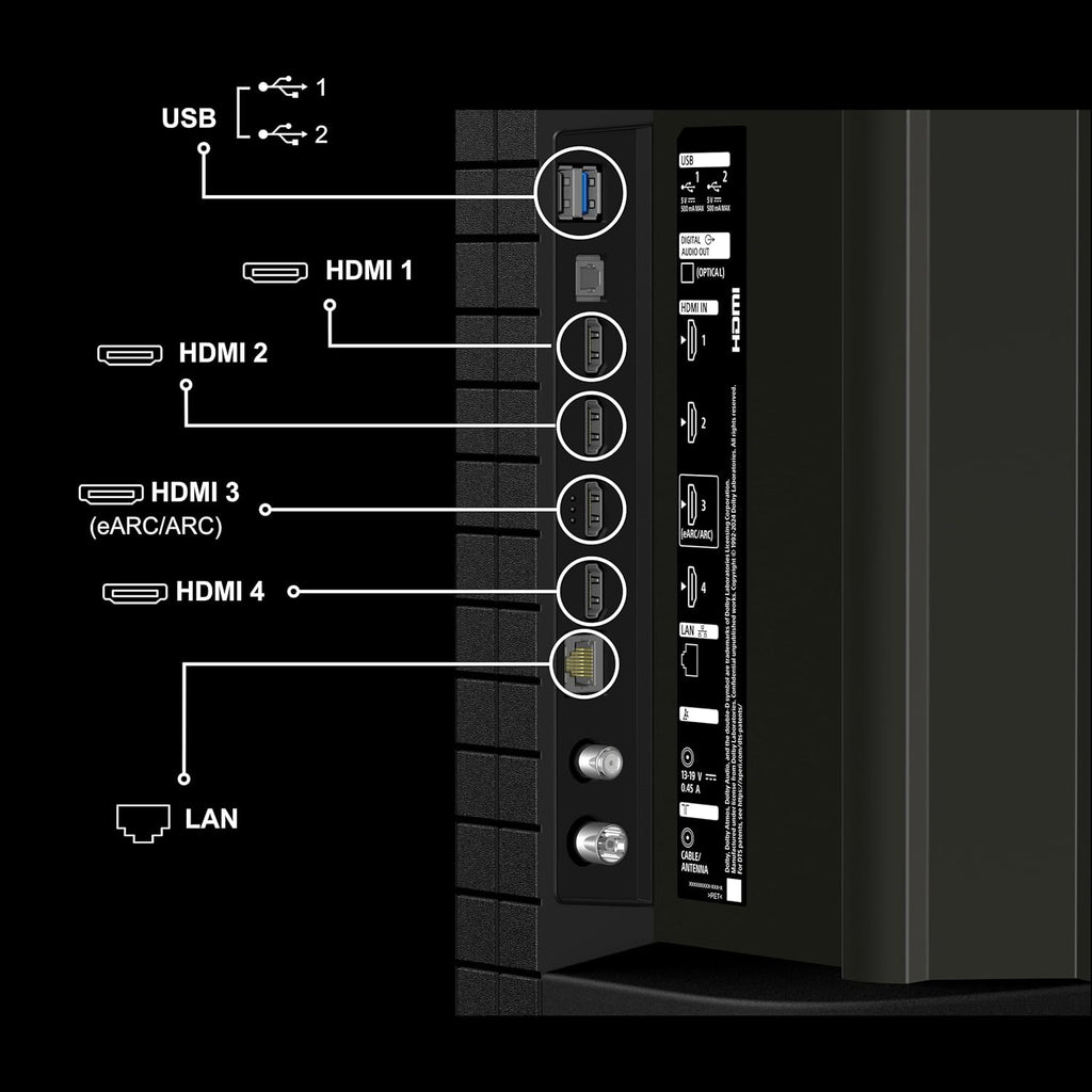 Sony 108 cm (43 inches) K-43S22BM2 BRAVIA 2M2 Series 4K Ultra HD Smart LED Google TV