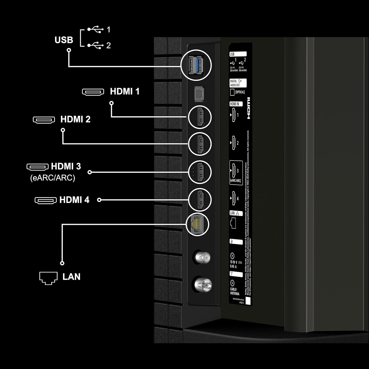 Sony 108 cm (43 inches) K-43S22BM2 BRAVIA 2M2 Series 4K Ultra HD Smart LED Google TV