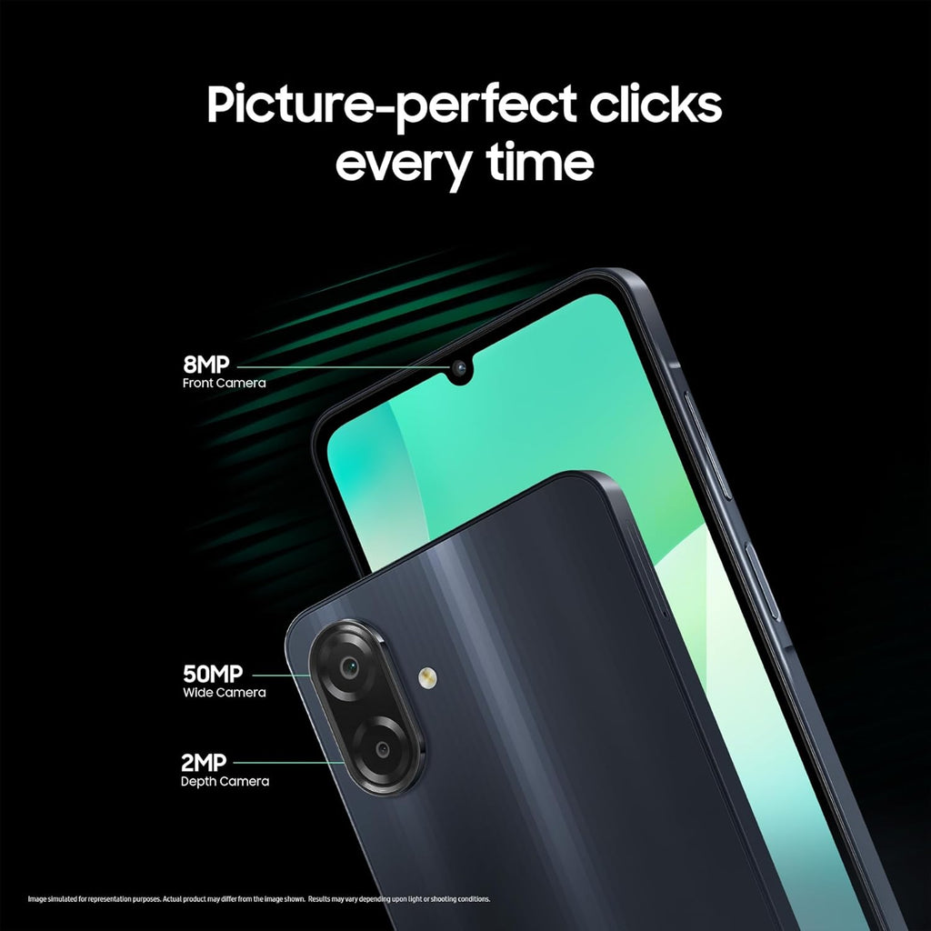 Samsung Galaxy M07 (Black, 4GB RAM, 64GB Storage)