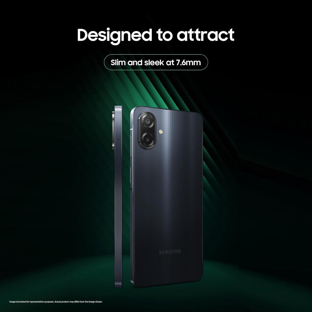 Samsung Galaxy M07 (Black, 4GB RAM, 64GB Storage)