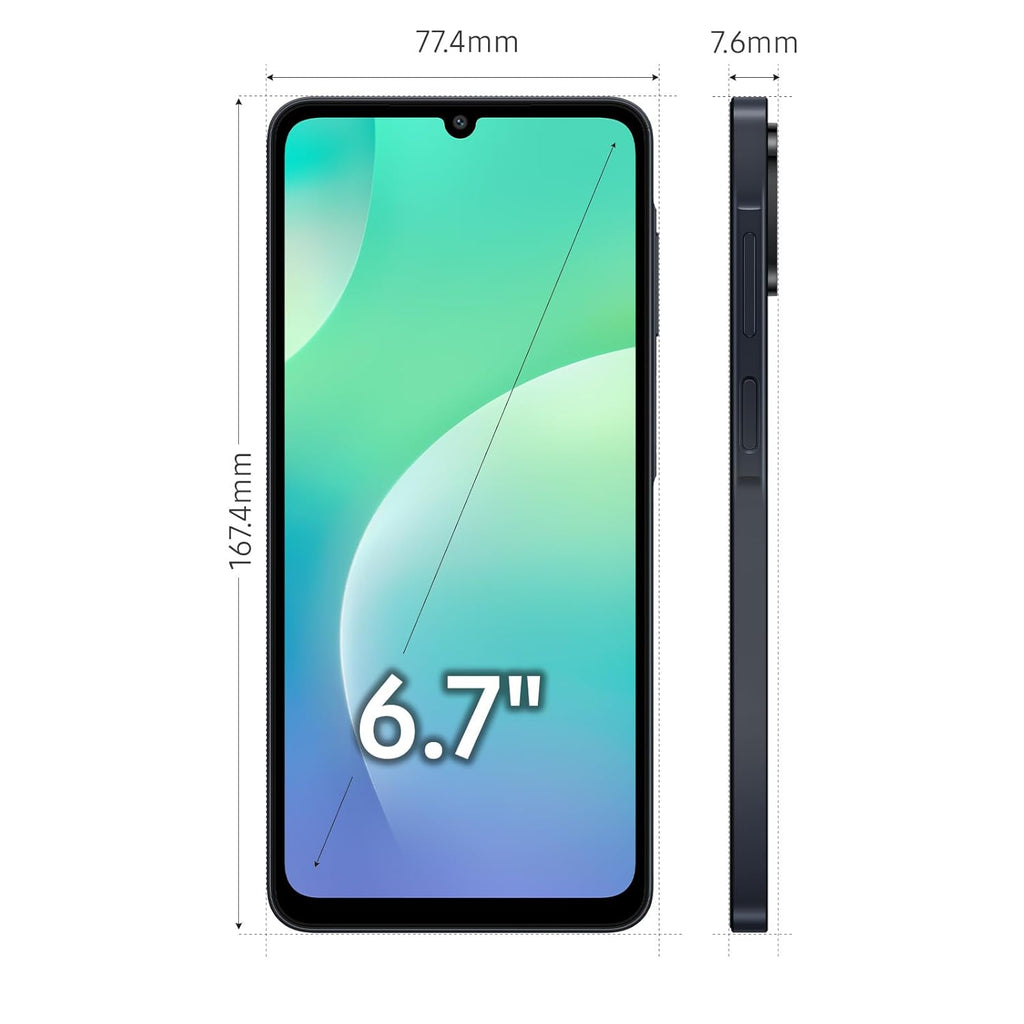 Samsung Galaxy M07 (Black, 4GB RAM, 64GB Storage)